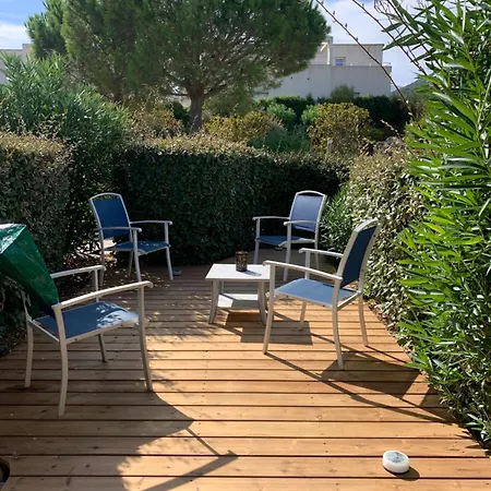 בית נופש Charmante Maison Mitoyenne Cosy Acces Piscine Chauffee & 600m Belgodère